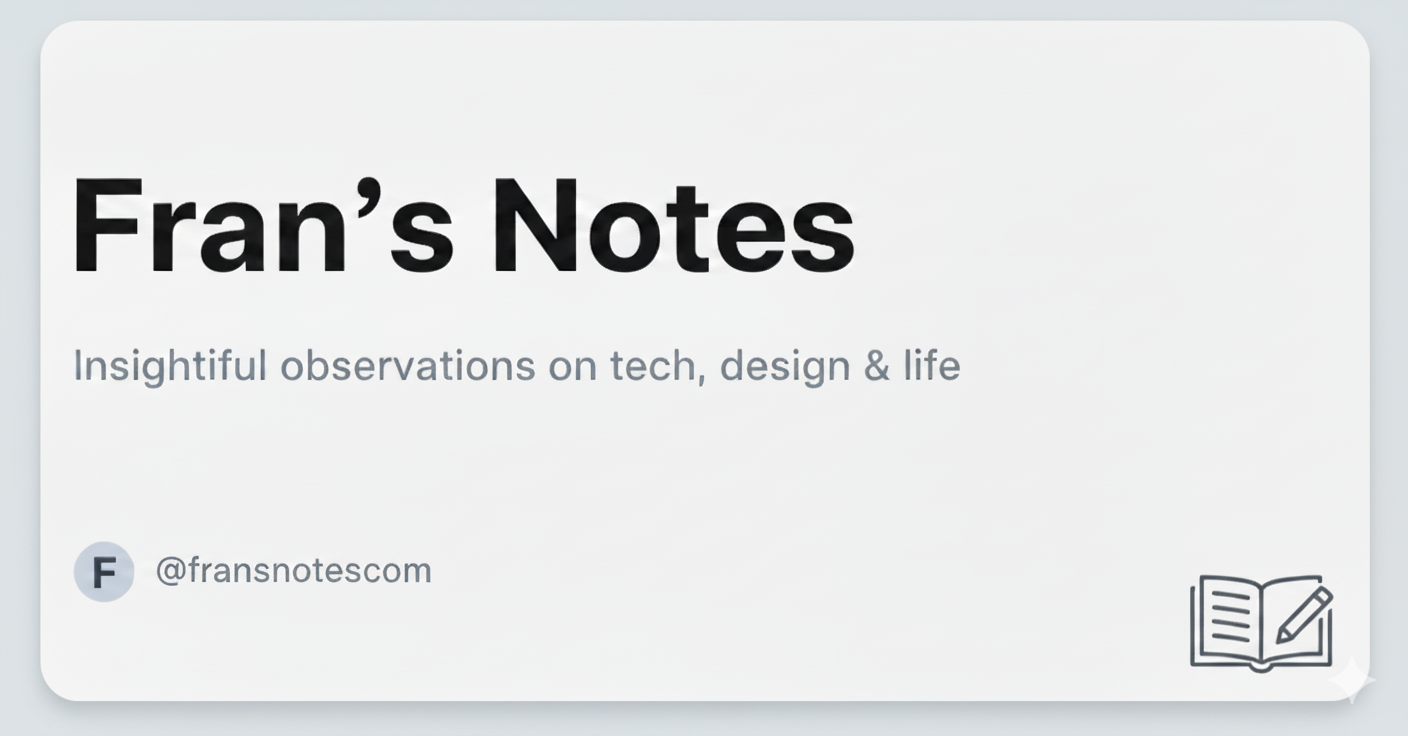 Fran's Notes